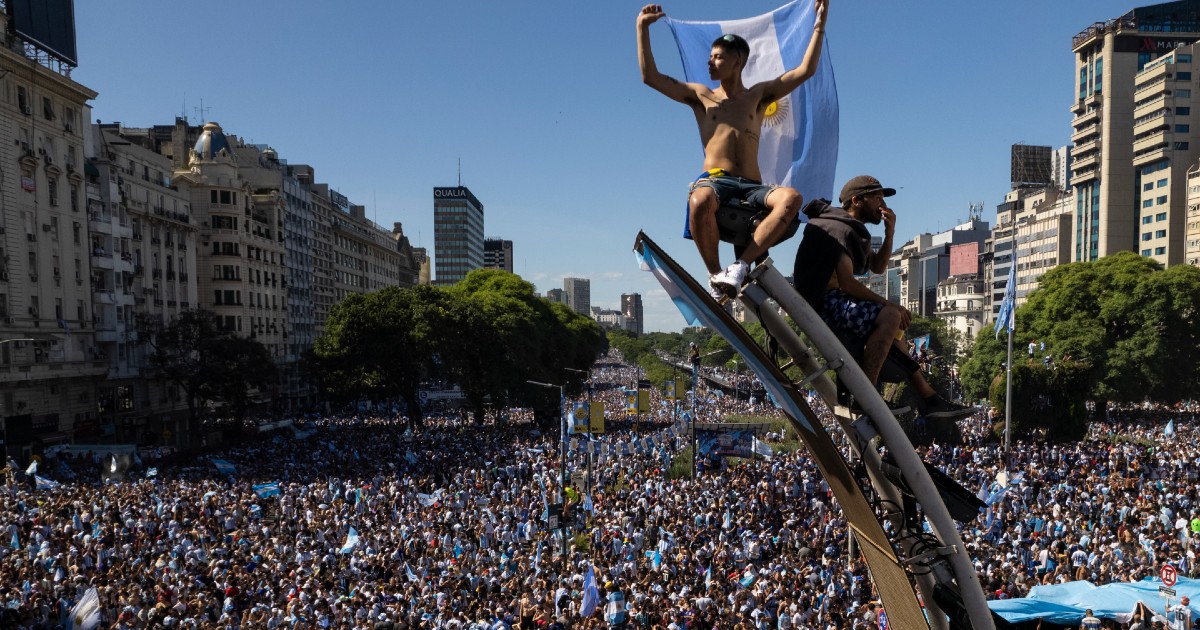 Euforia na Argentina com o título Mundial